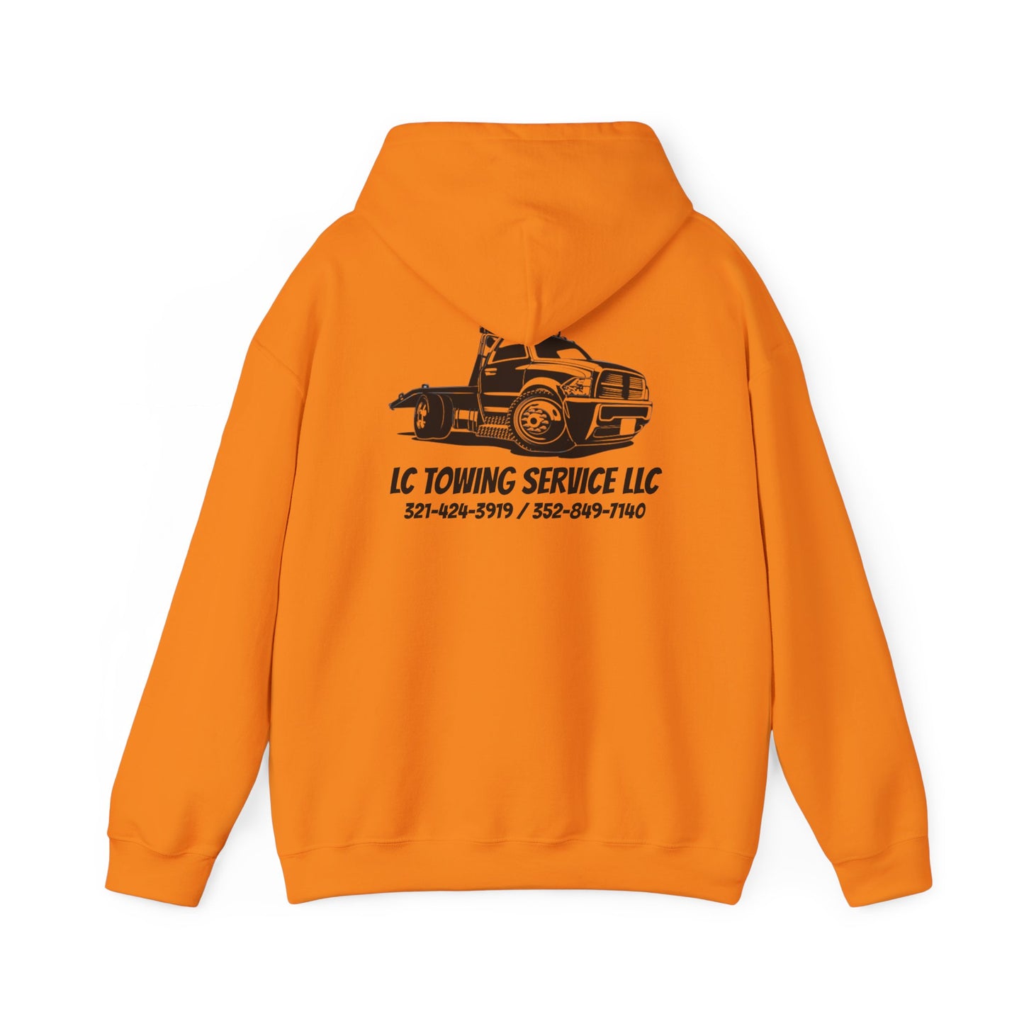 LC TOWING HOODIE BLACK FONT