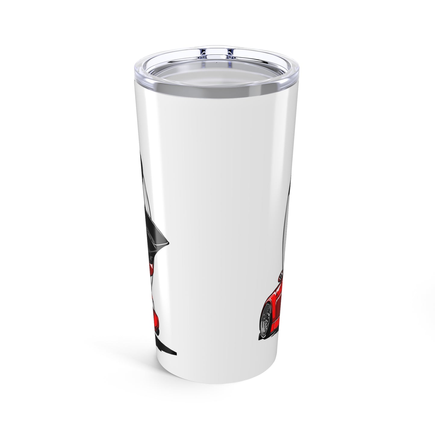20oz Racing Car Tumbler - Tough Work Inspired - Gift for Auto Enthusiasts