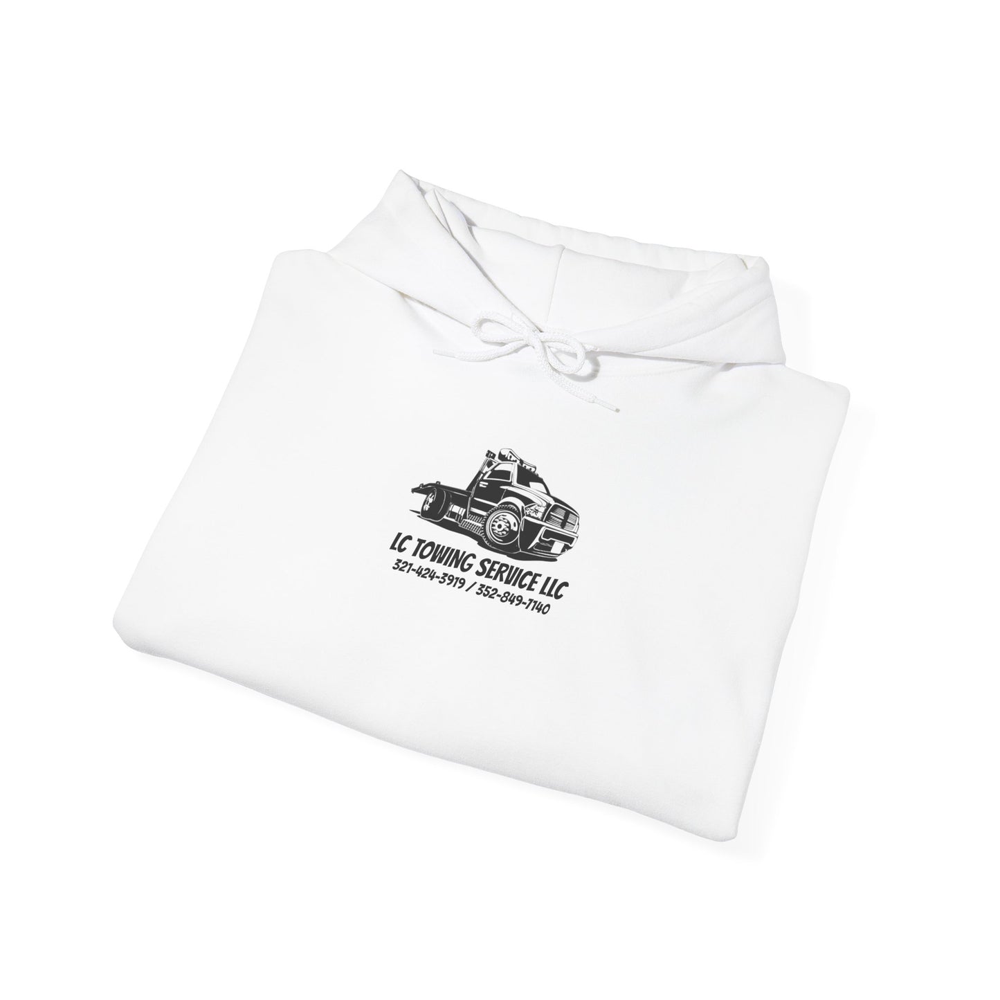 LC TOWING HOODIE BLACK FONT