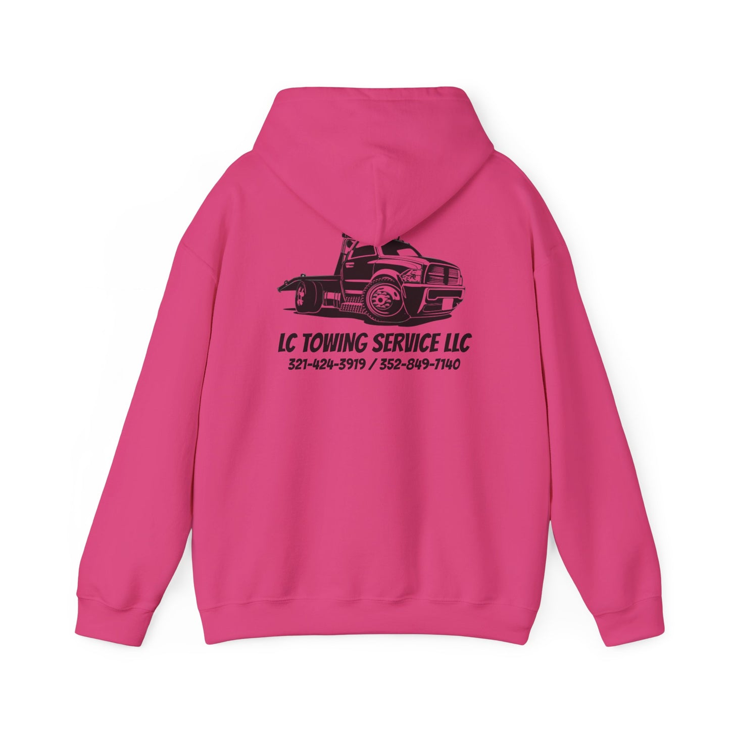 LC TOWING HOODIE BLACK FONT