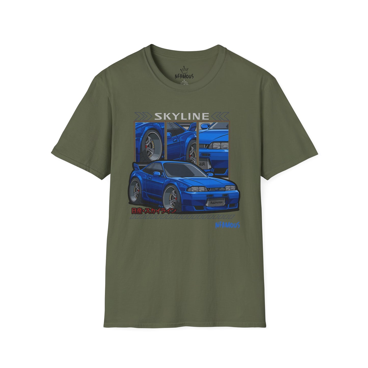 Blue S14 Silvia T-Shirt - Perfect for Car Enthusiasts