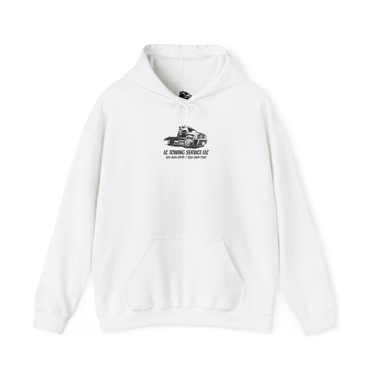 LC TOWING HOODIE BLACK FONT