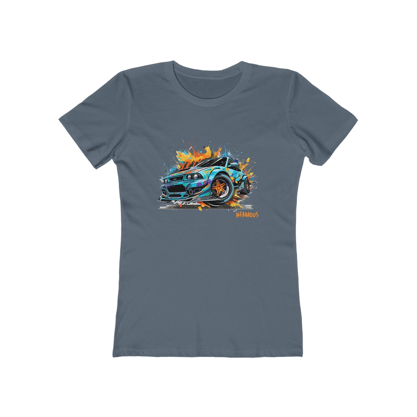 Color Splash WRX Boyfriend Tee for Women