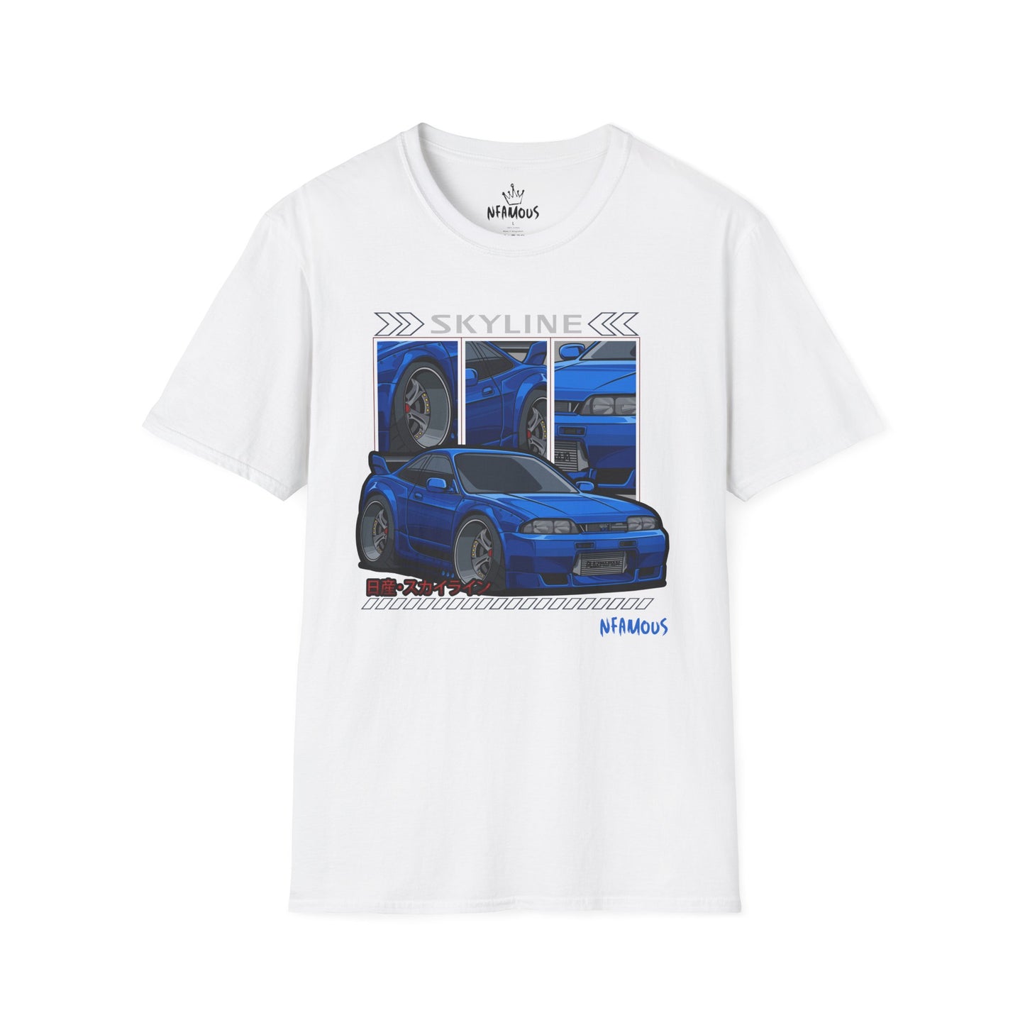 Blue S14 Silvia T-Shirt - Perfect for Car Enthusiasts
