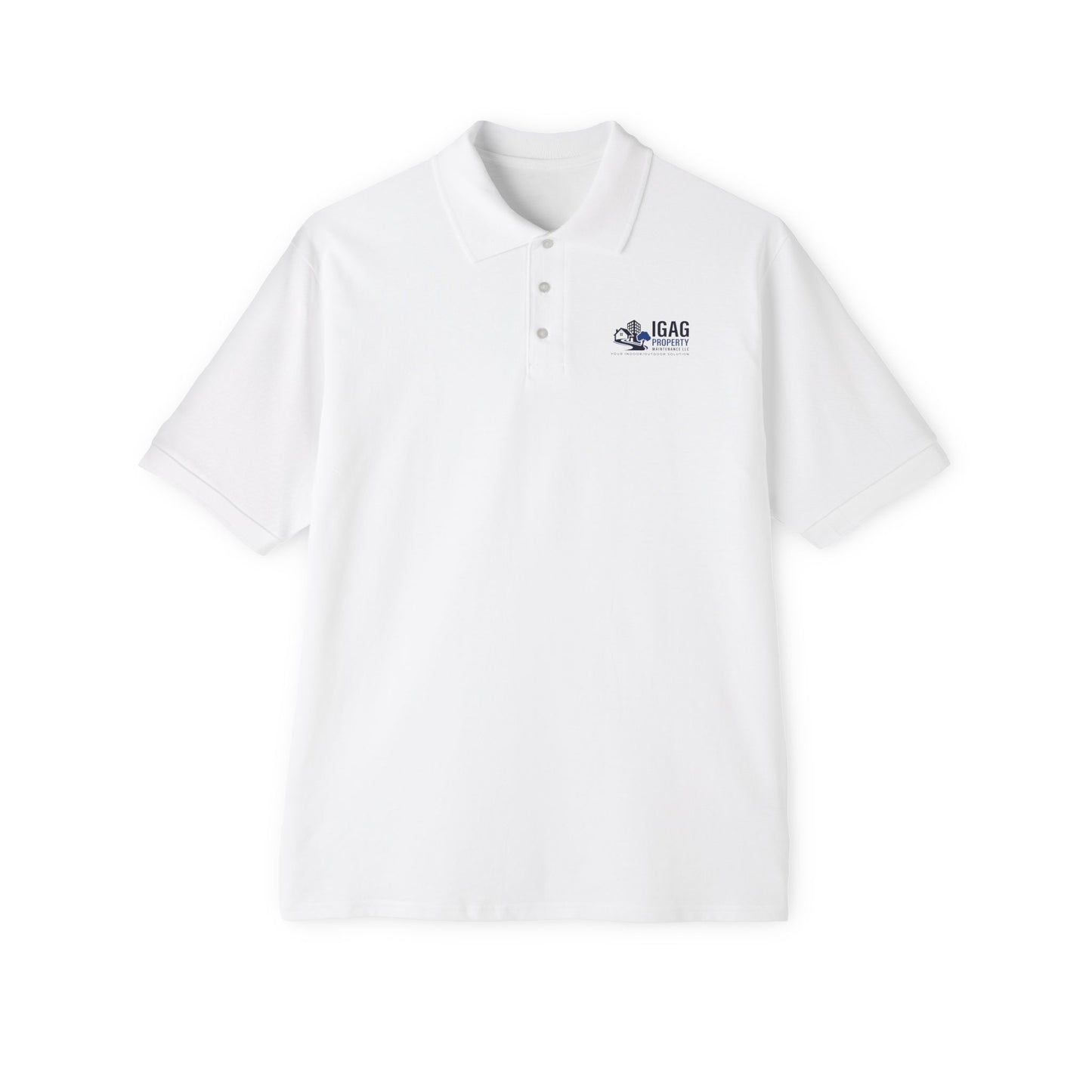 IGAG Property Logo Polo Shirt — Men's Branded Work Polo