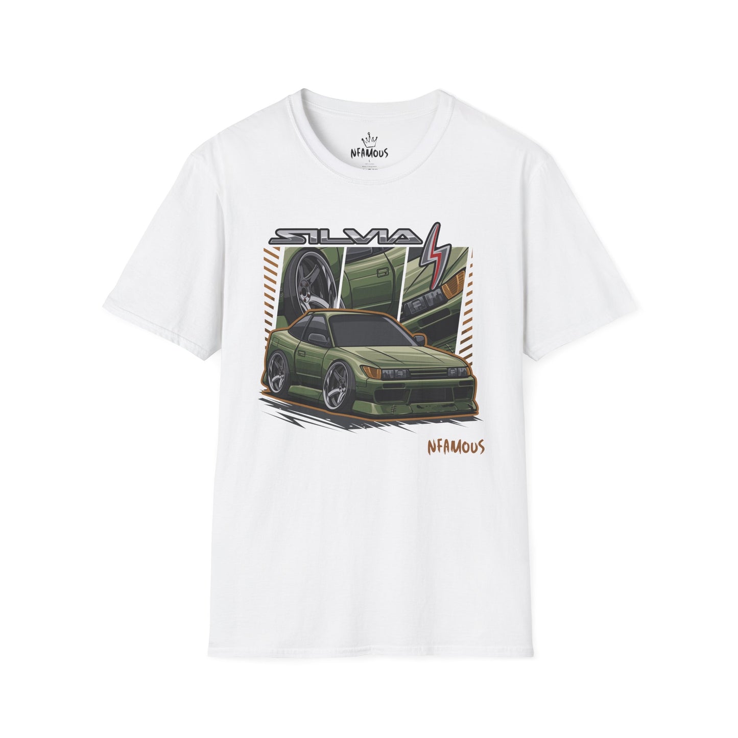 Green Silvia S13 T-Shirt - Perfect for Car Enthusiasts