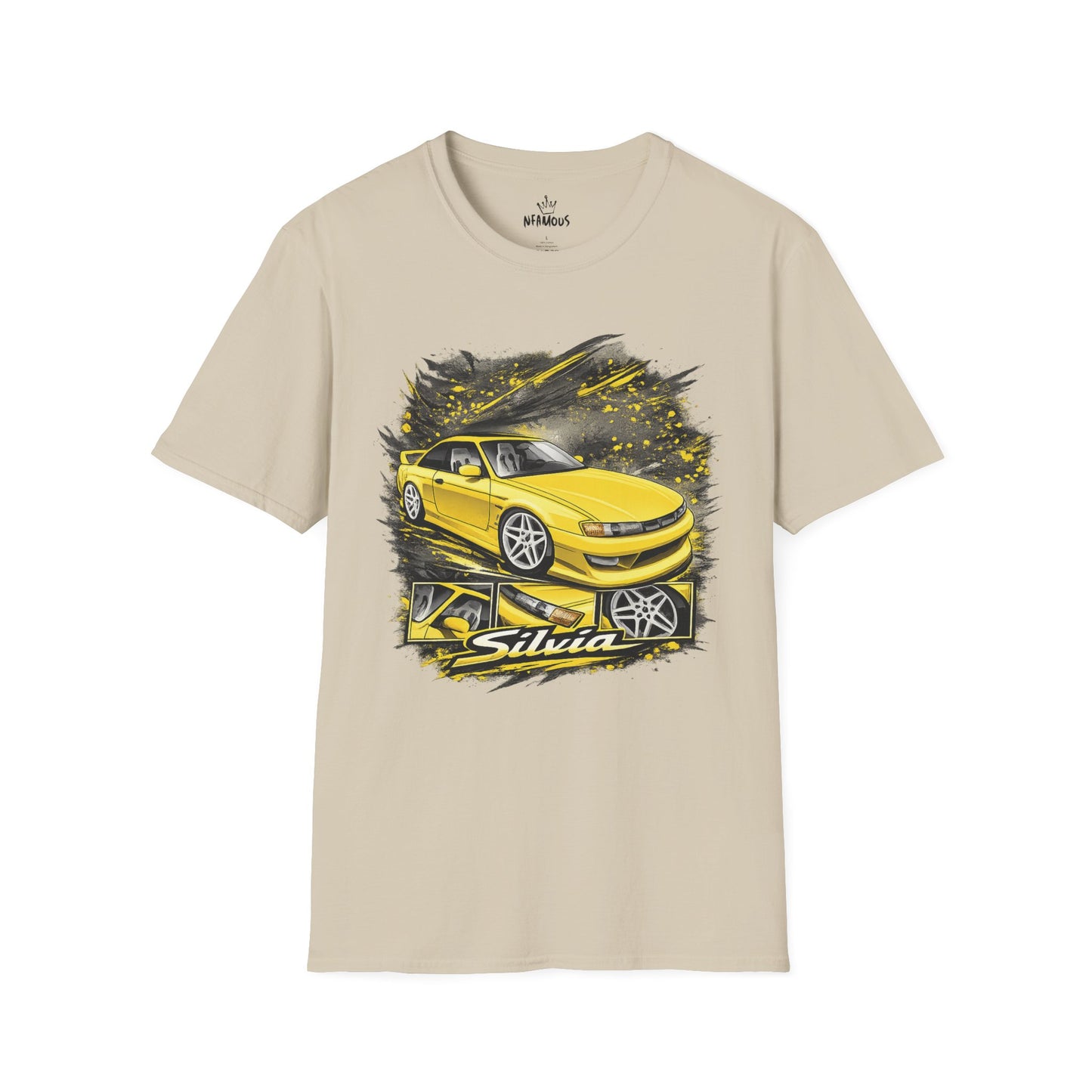 Yellow Silvia S15 T-Shirt ( Front Print)