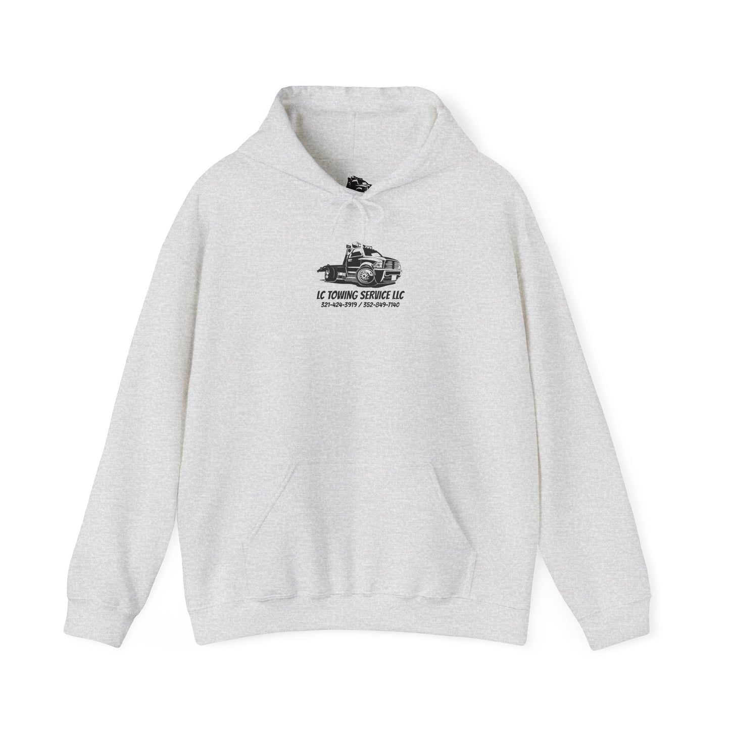 LC TOWING HOODIE BLACK FONT