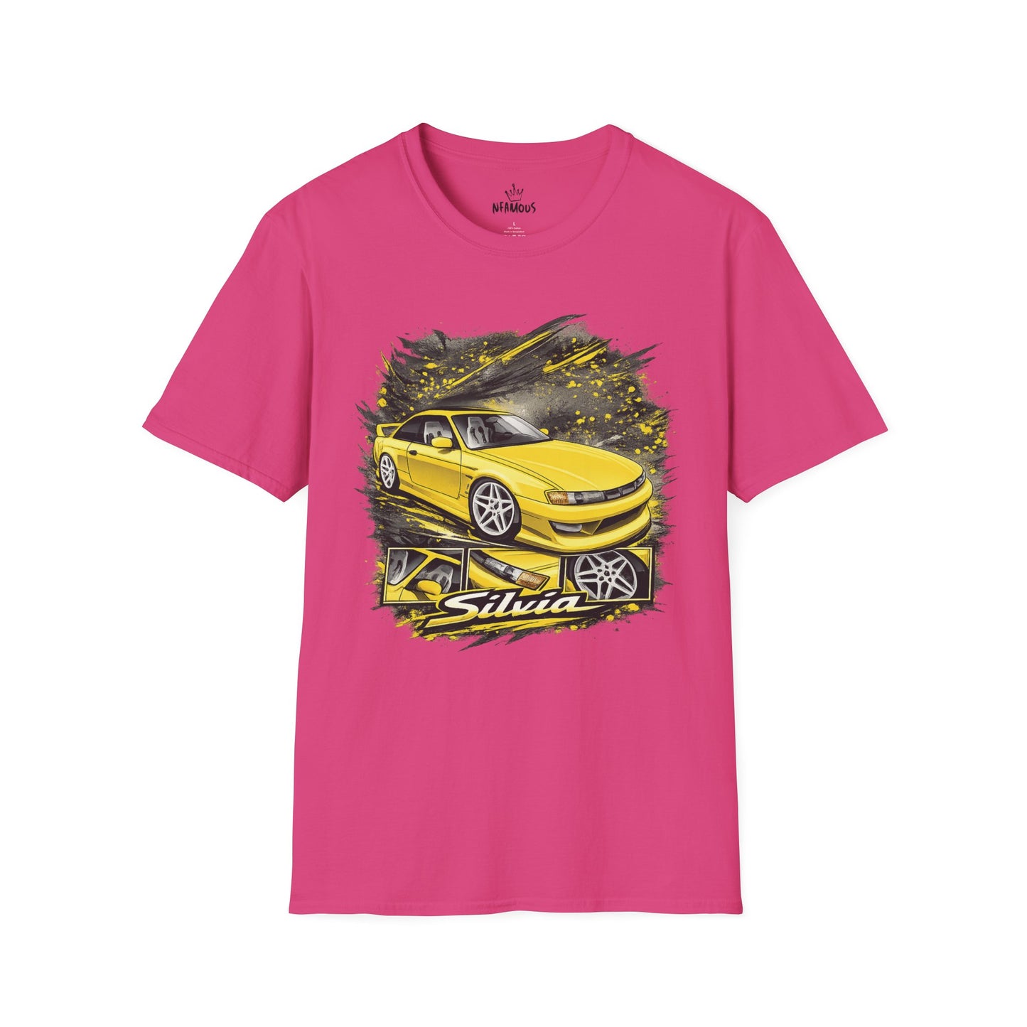 Yellow Silvia S15 T-Shirt ( Front Print)