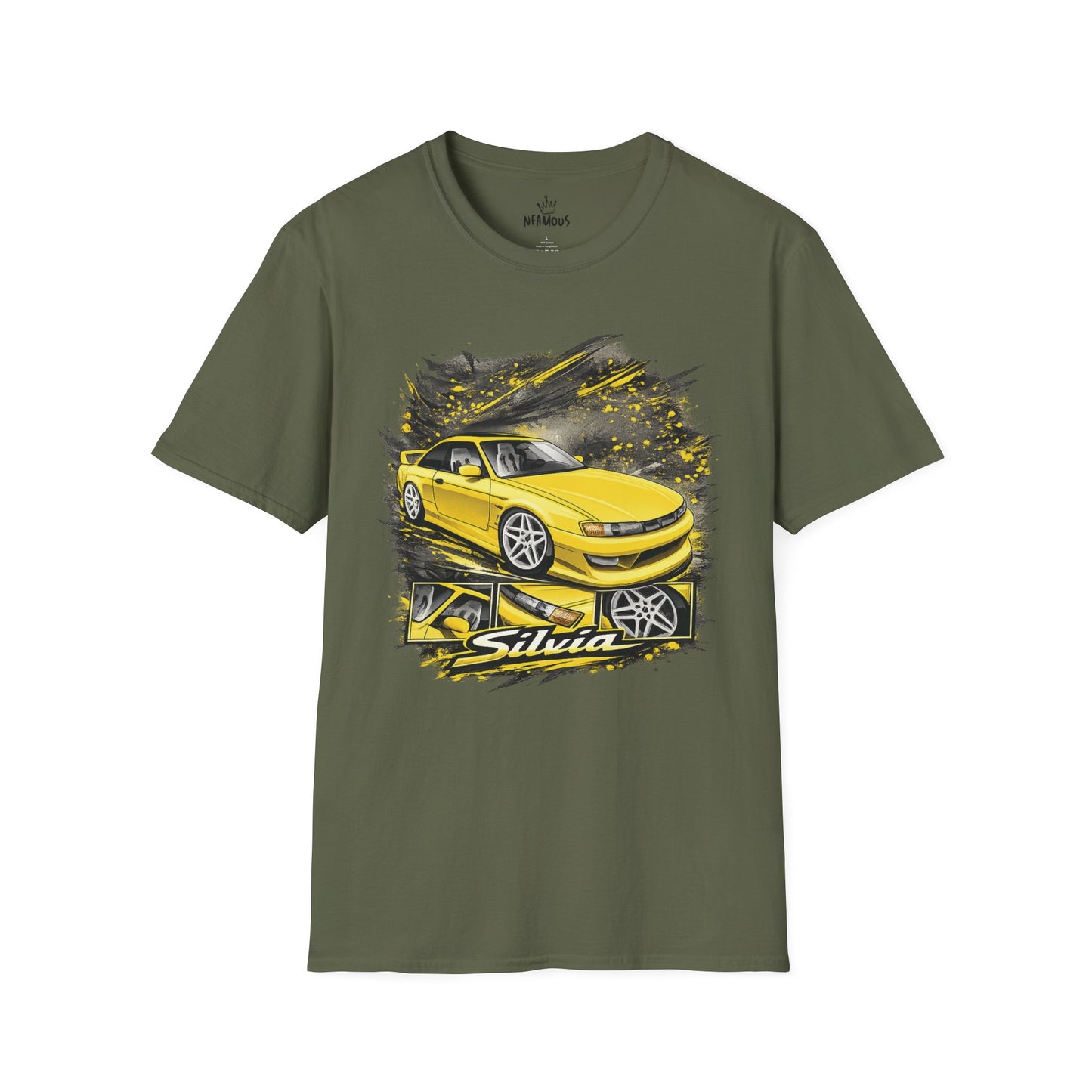 Yellow Silvia S15 T-Shirt ( Front Print)