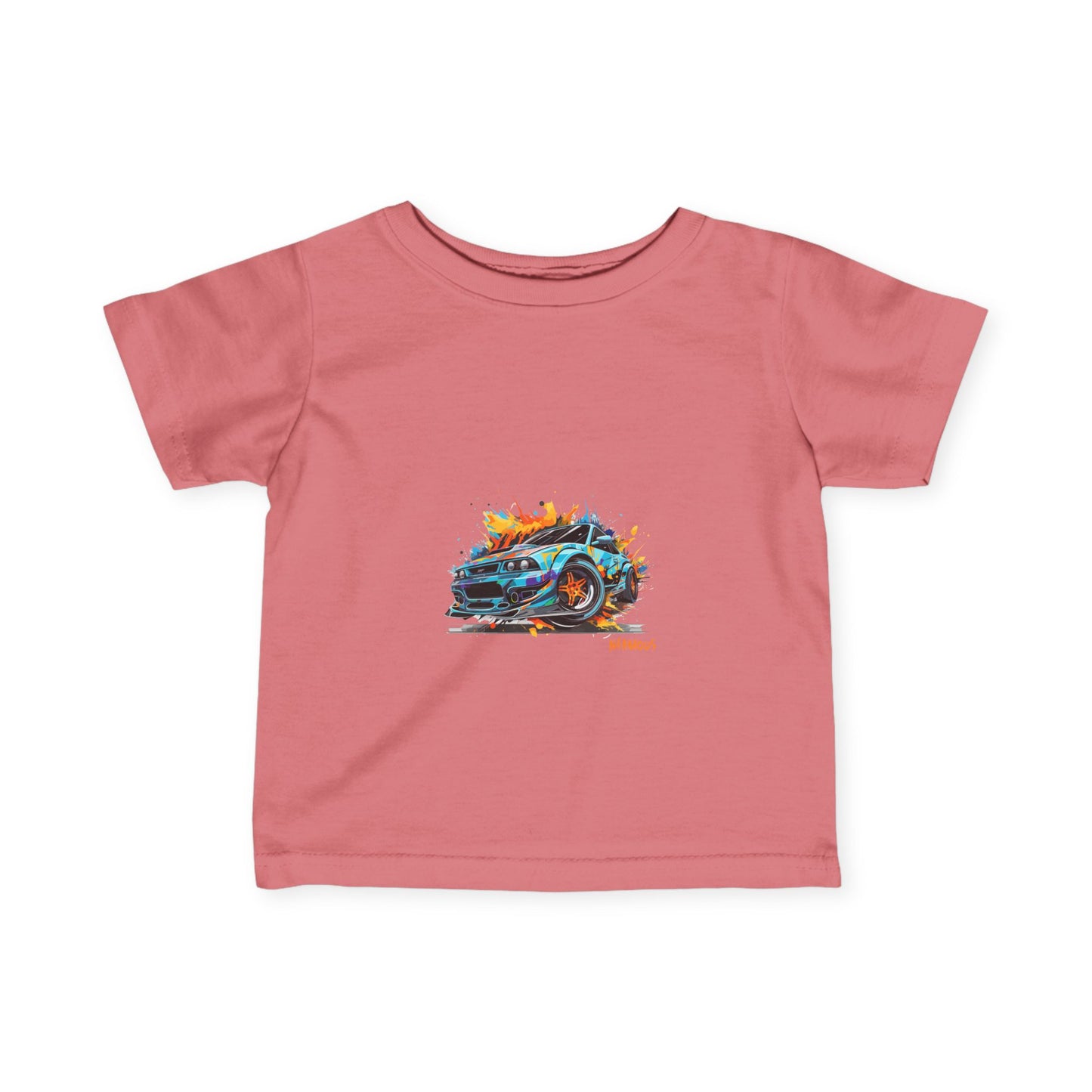 Cool Car Infant Fine Jersey Tee - Perfect for Young Car Enthusiasts!