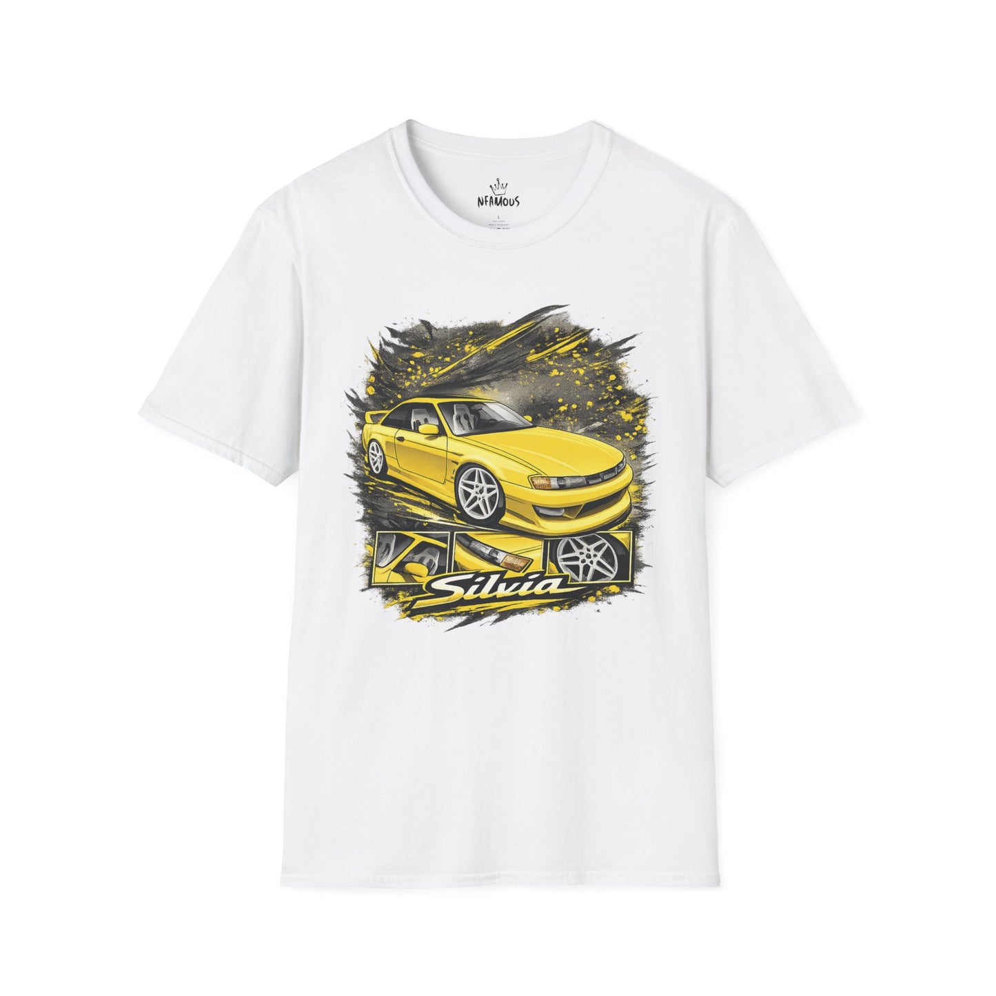 Yellow Silvia S15 T-Shirt ( Front Print)