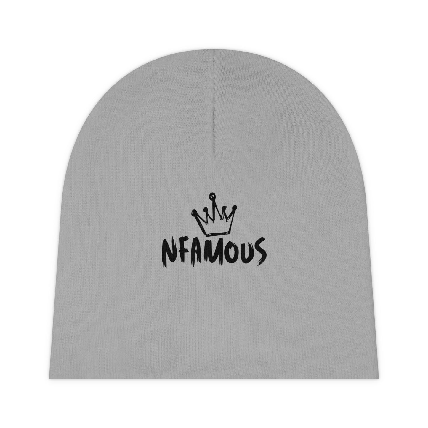 Cute Baby Beanie with NFAMOUS Crown Design - Stylish Infant Headwear