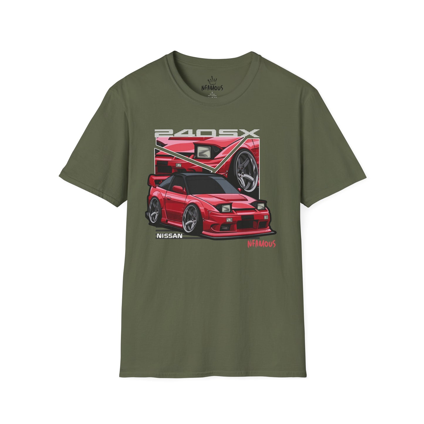 Nissan 240SX Unisex Softstyle T-Shirt - Car Enthusiast Apparel