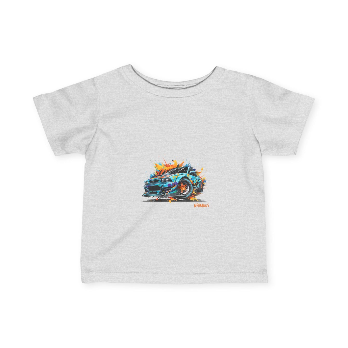 Cool Car Infant Fine Jersey Tee - Perfect for Young Car Enthusiasts!