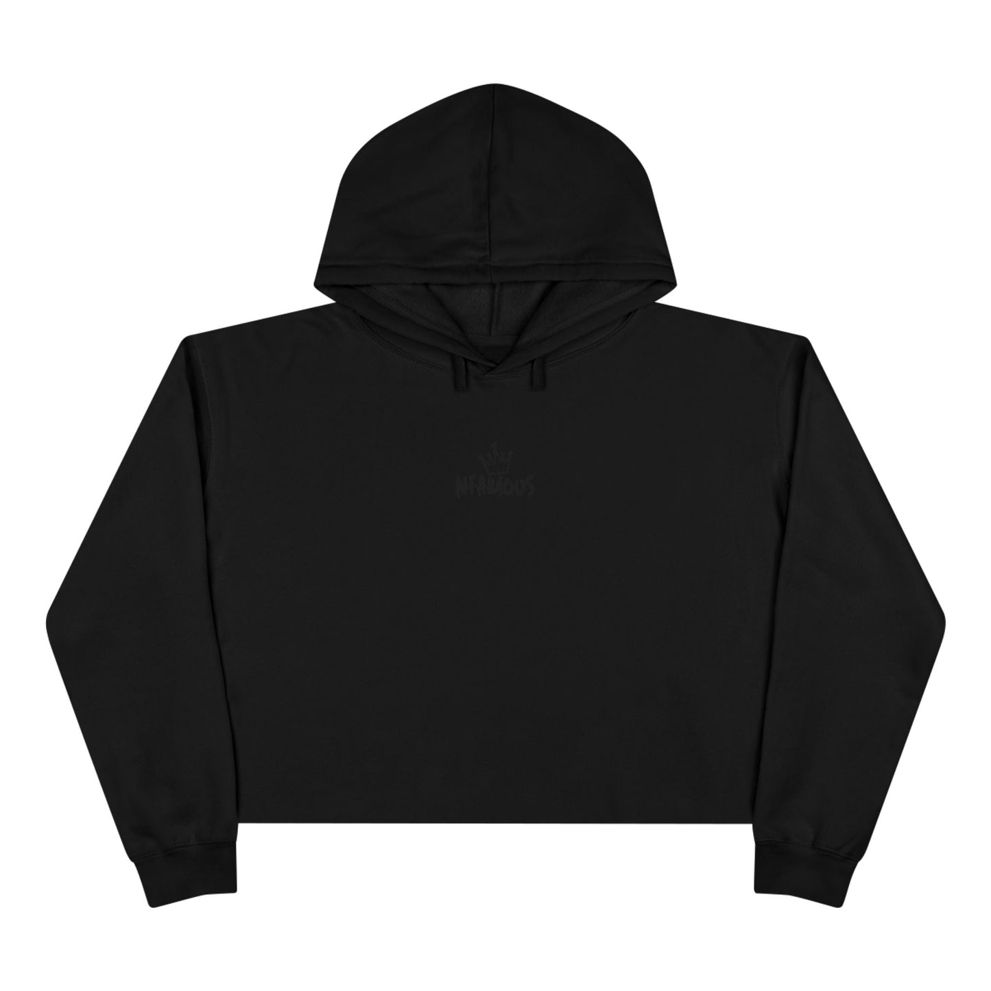 Split Supra Cropped Hoodie