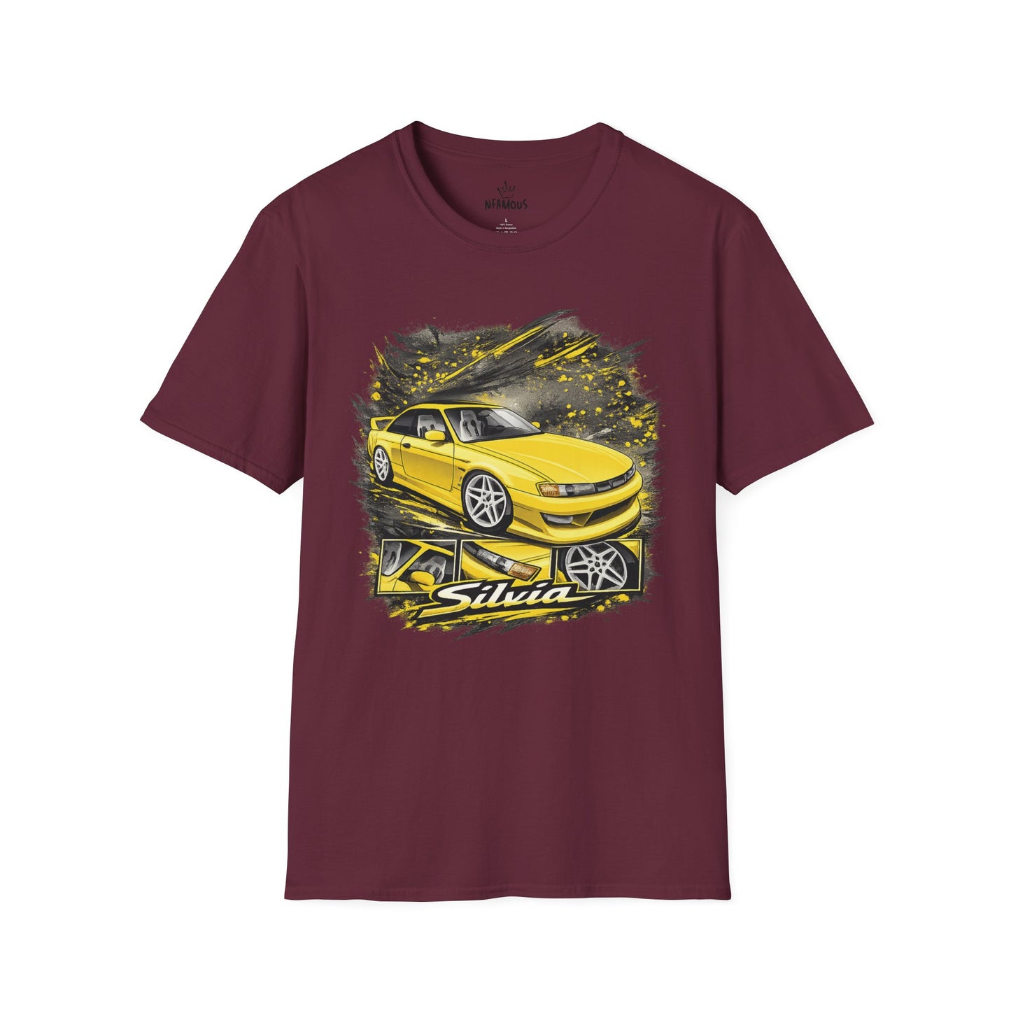 Yellow Silvia S15 T-Shirt ( Front Print)