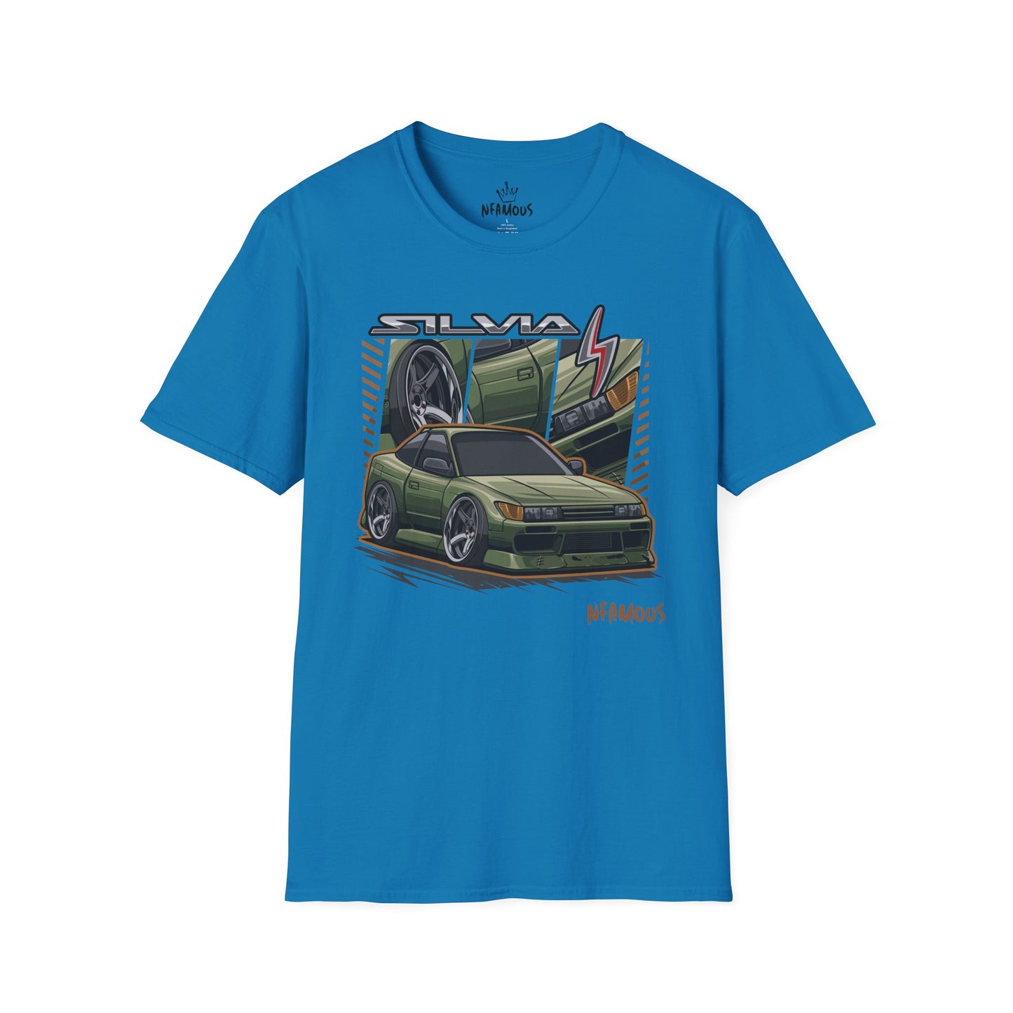 Green Silvia S13 T-Shirt - Perfect for Car Enthusiasts