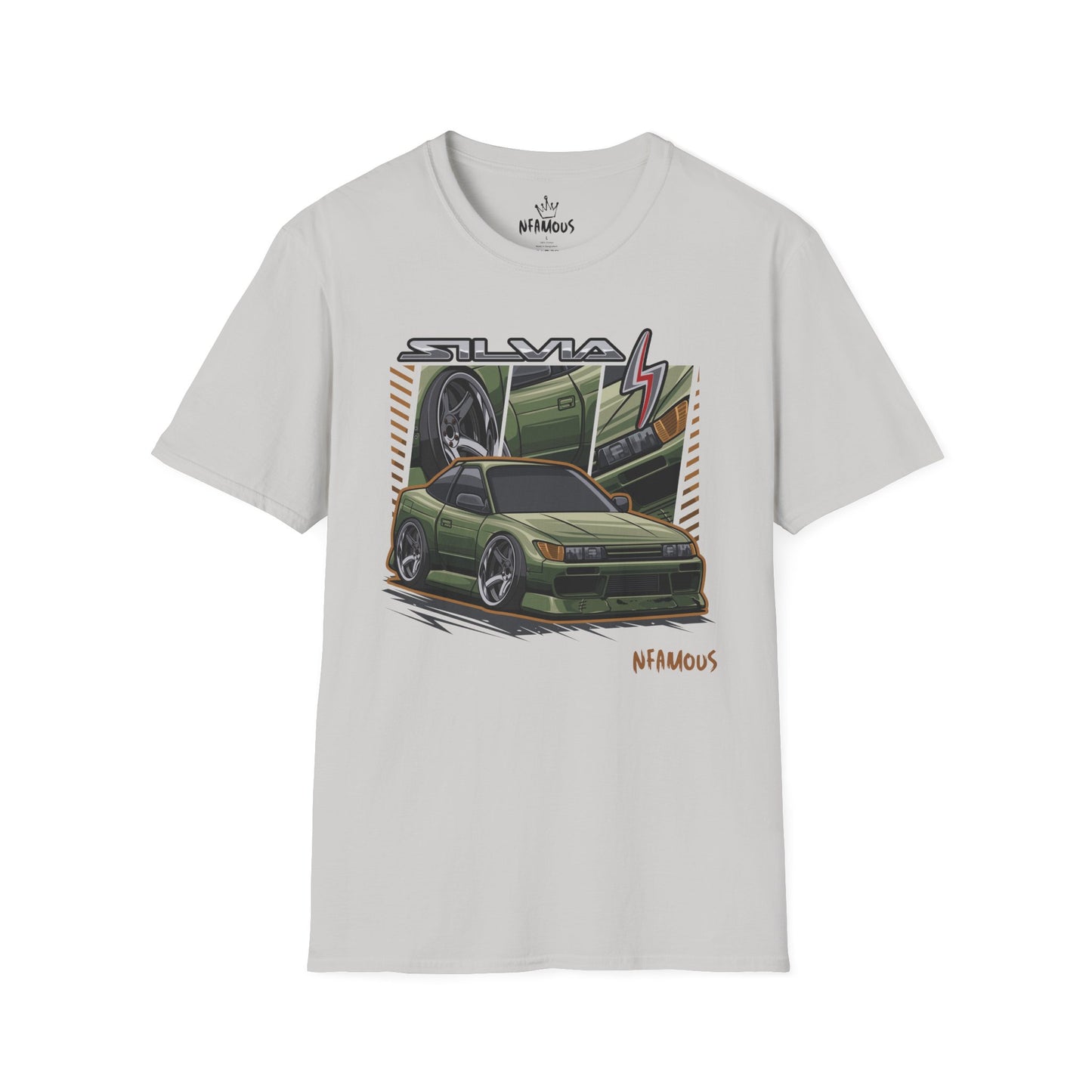 Green Silvia S13 T-Shirt - Perfect for Car Enthusiasts