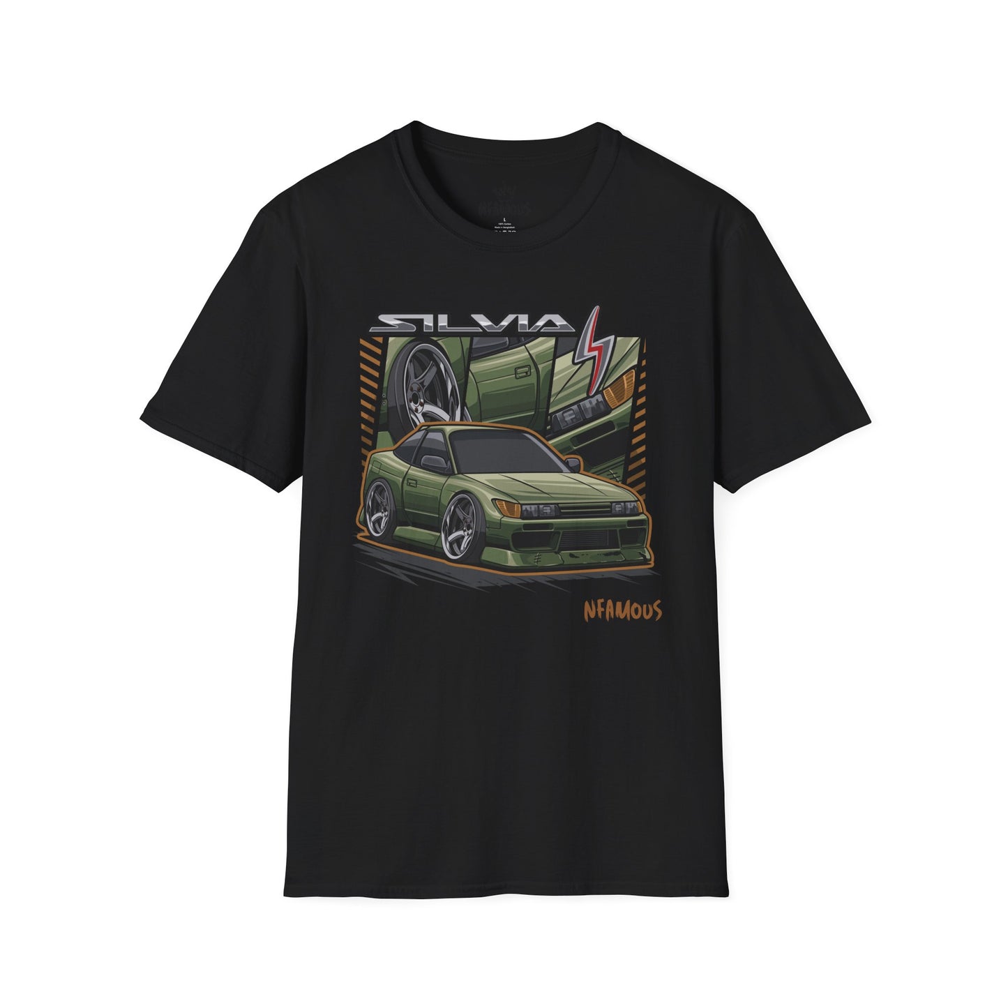 Green Silvia S13 T-Shirt - Perfect for Car Enthusiasts