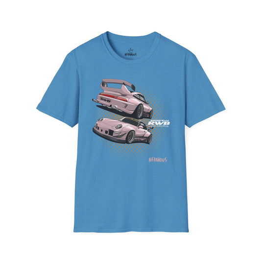 Nfamous Vintage Car Graphic Unisex Softstyle T-Shirt