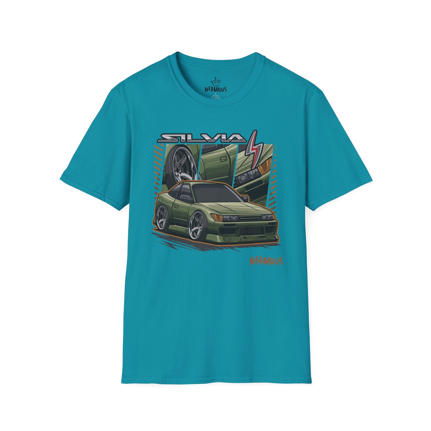 Green Silvia S13 T-Shirt - Perfect for Car Enthusiasts