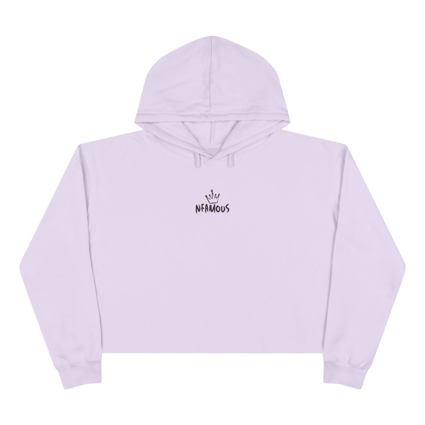 Split Supra Cropped Hoodie