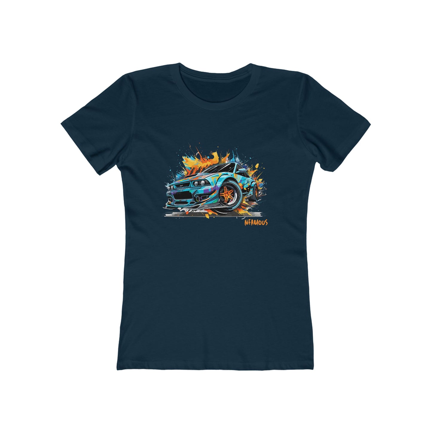 Color Splash WRX Boyfriend Tee for Women