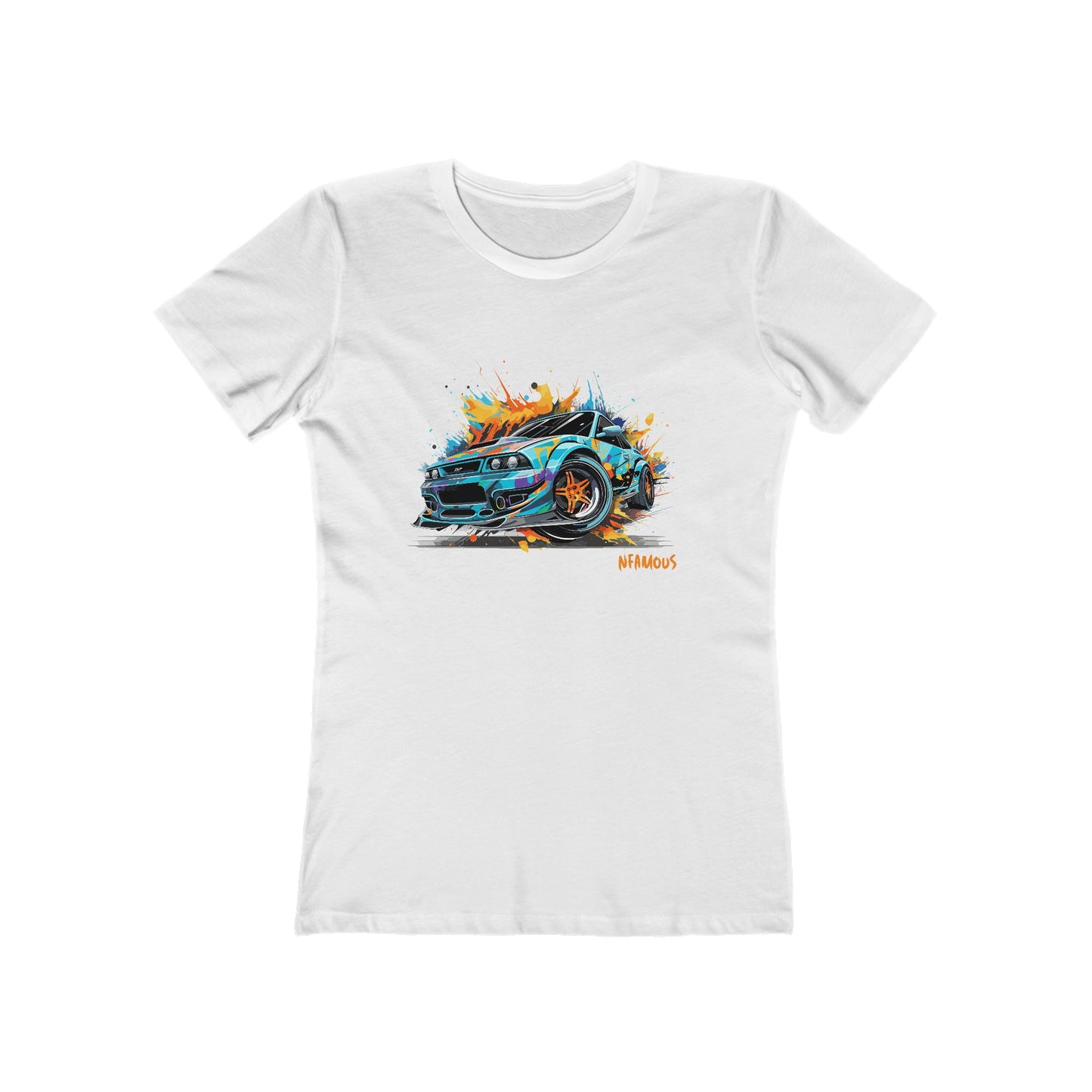 Color Splash WRX Boyfriend Tee for Women