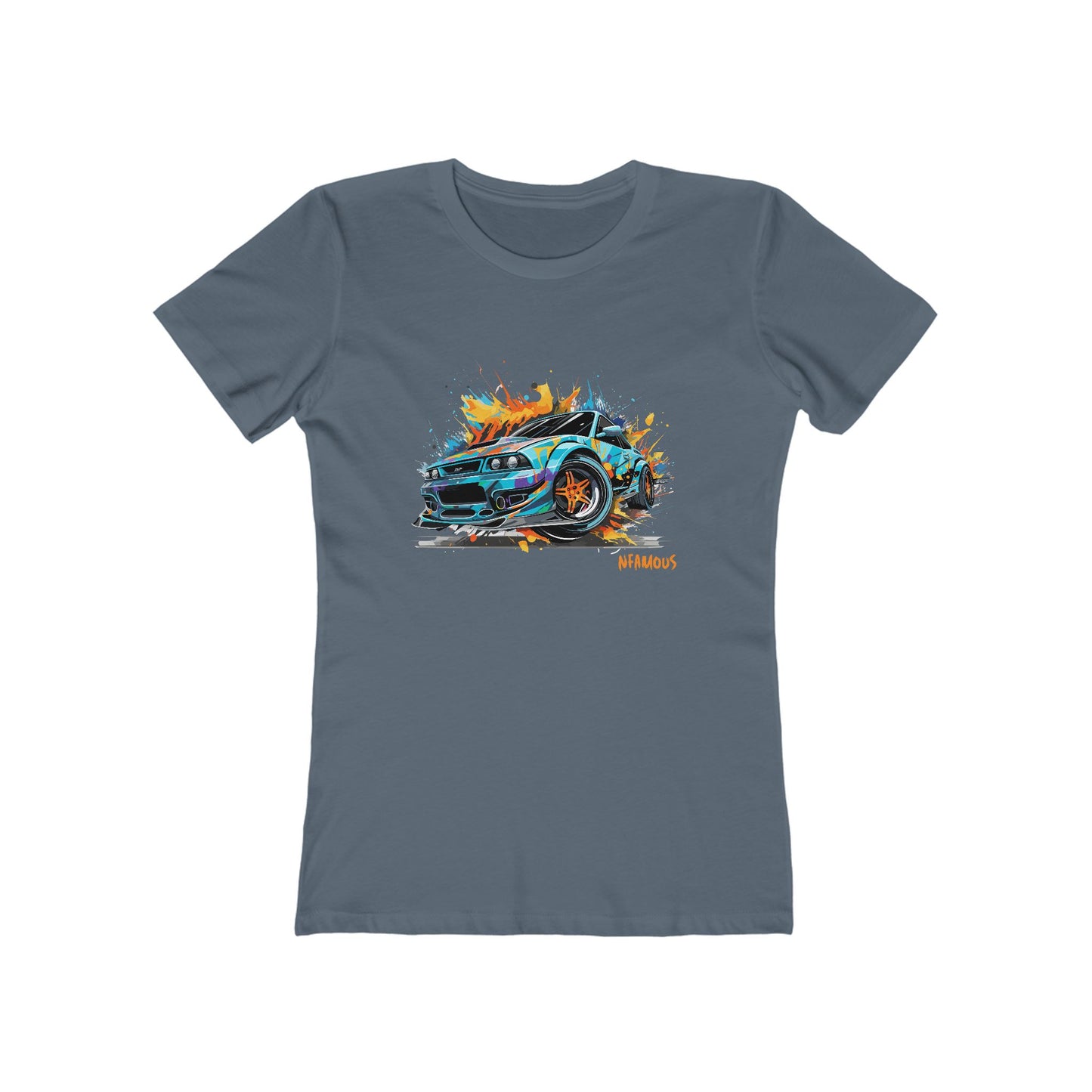 Color Splash WRX Boyfriend Tee for Women