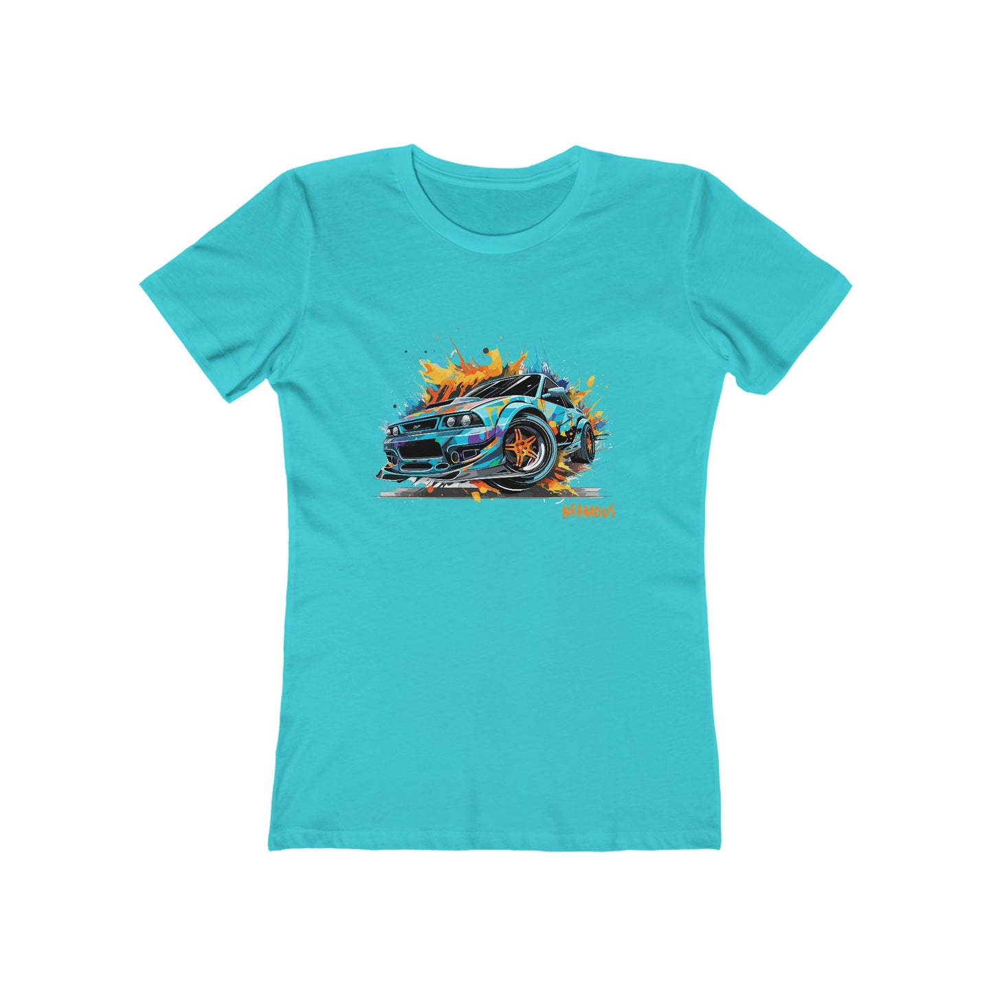 Color Splash WRX Boyfriend Tee for Women