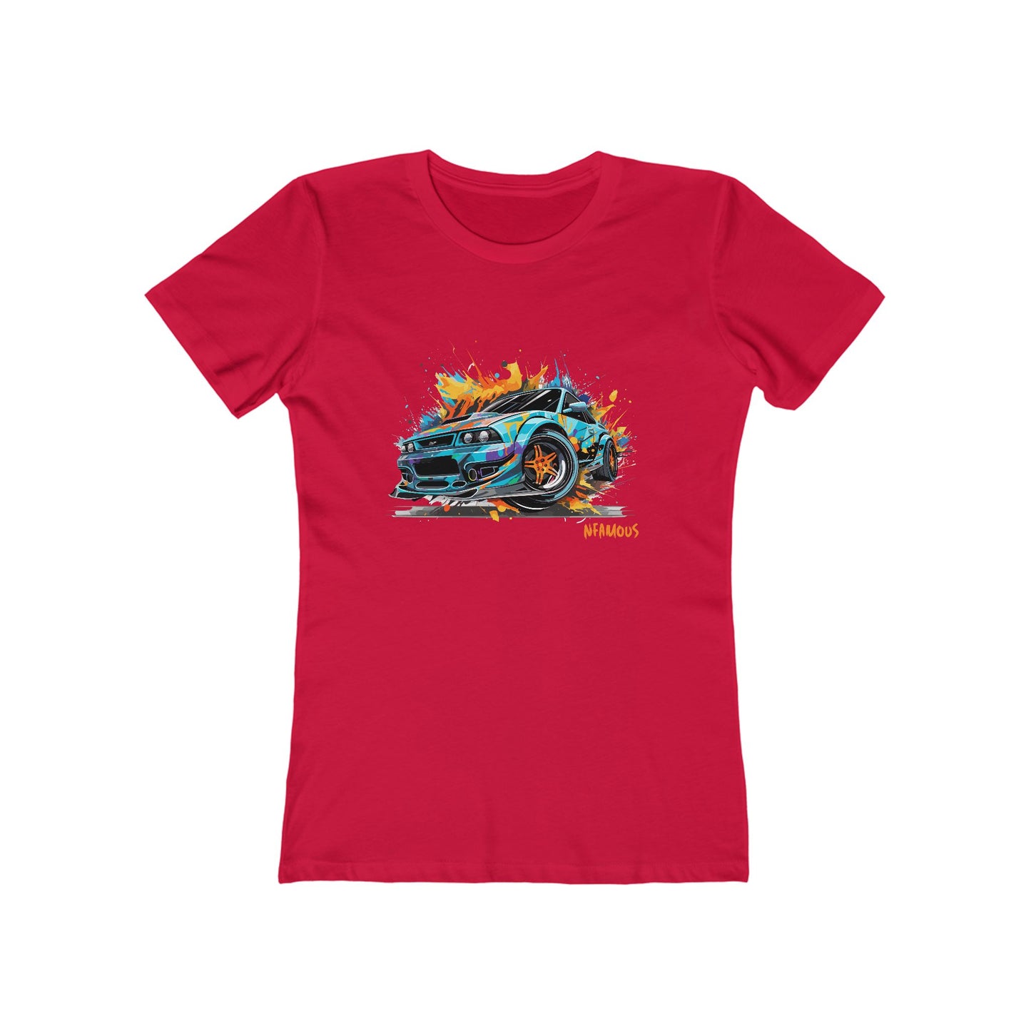 Color Splash WRX Boyfriend Tee for Women