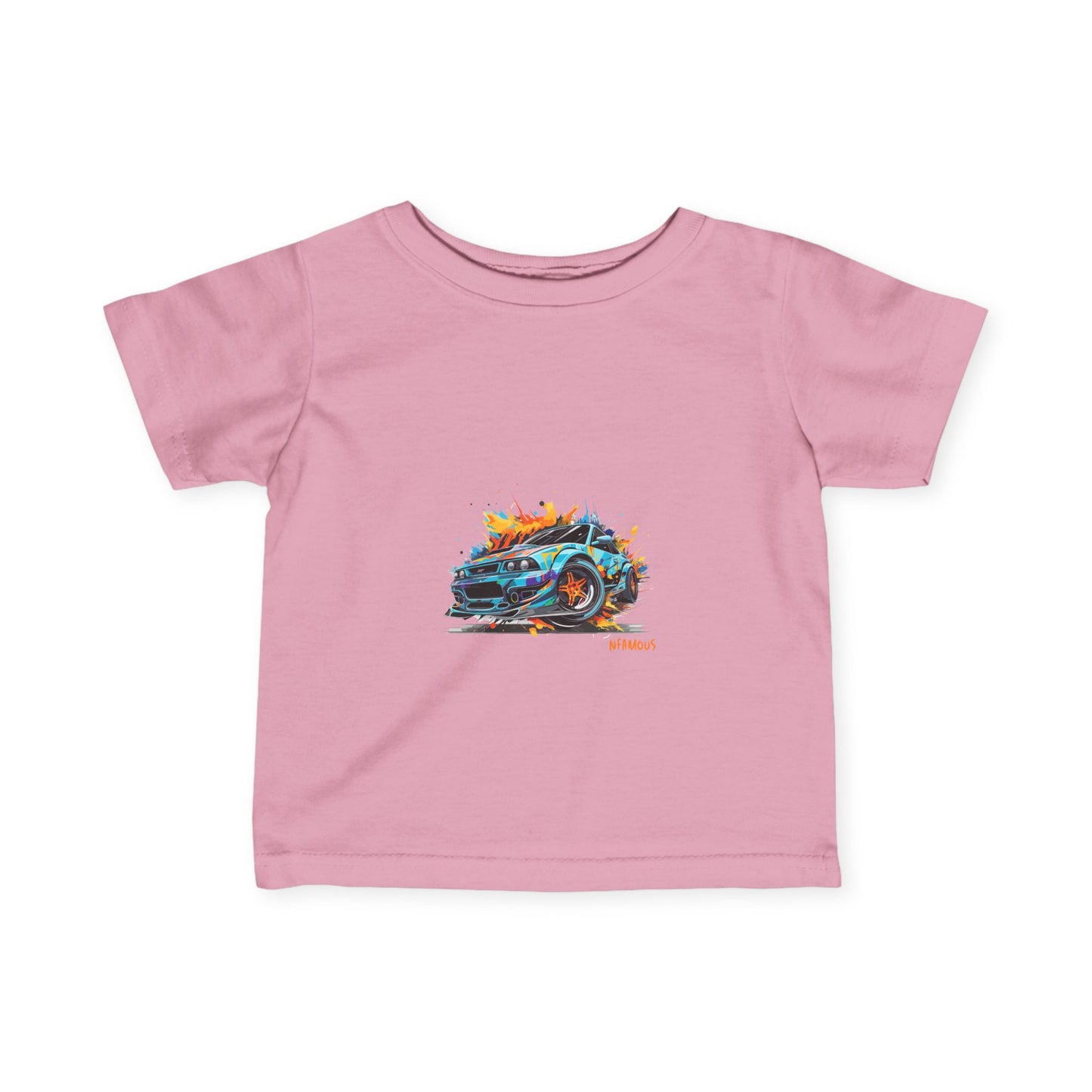 Cool Car Infant Fine Jersey Tee - Perfect for Young Car Enthusiasts!