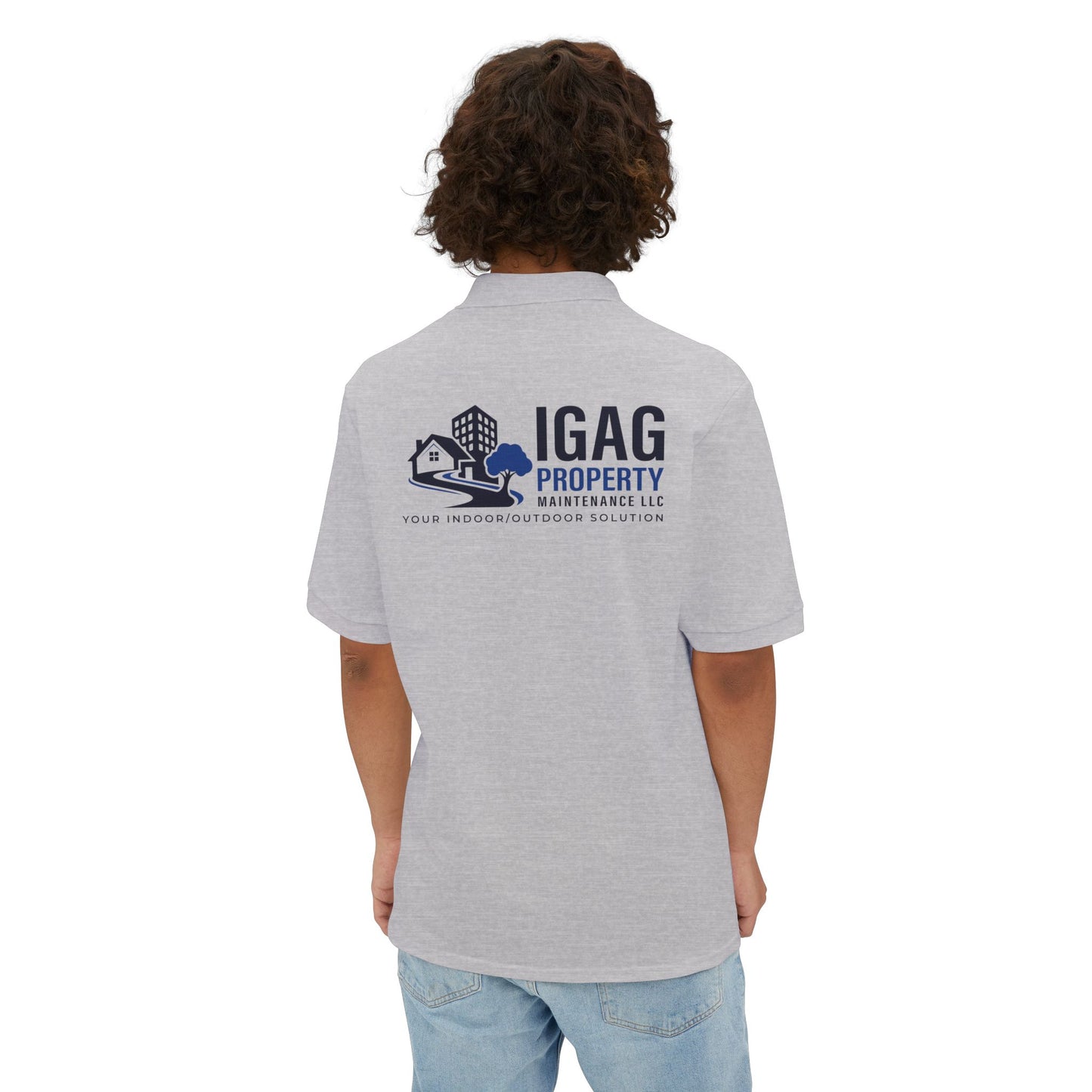 IGAG Property Logo Polo Shirt — Men's Branded Work Polo