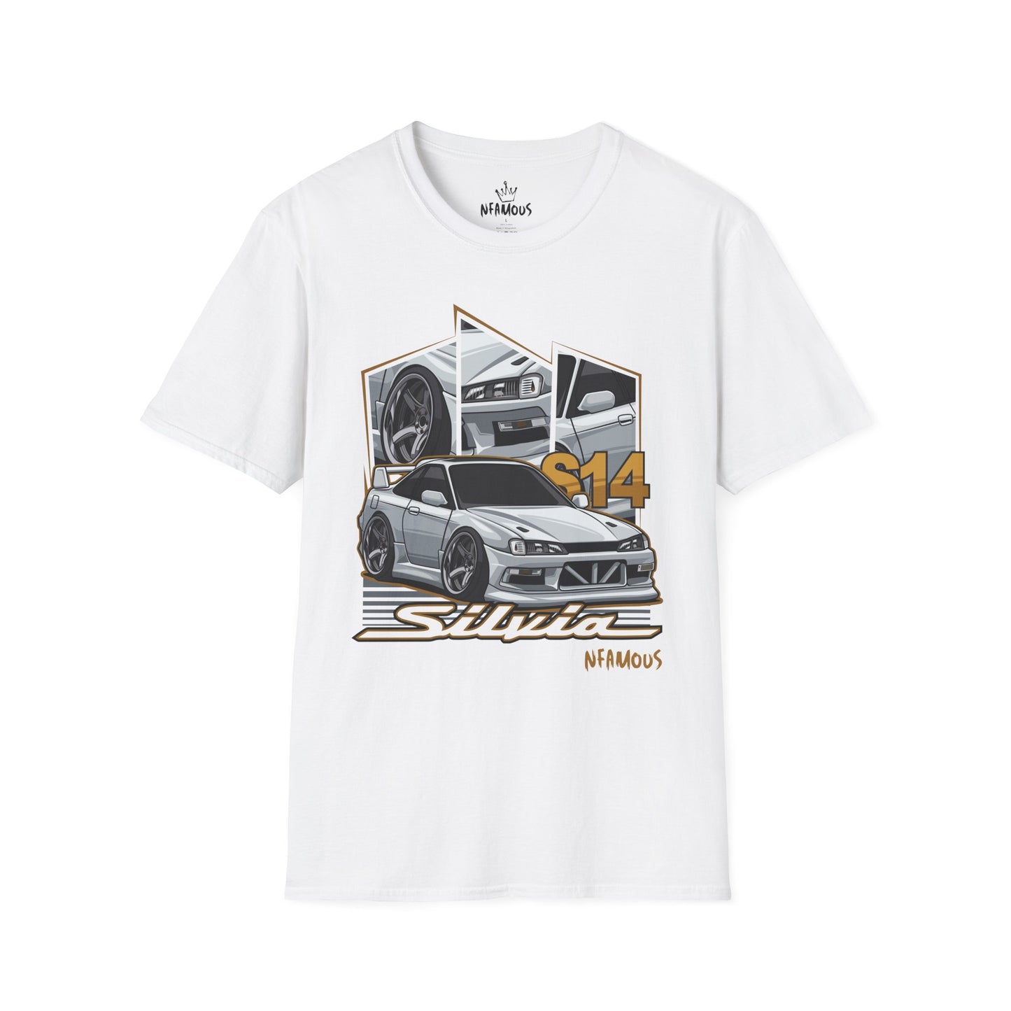 White Silvia s14 T-Shirt