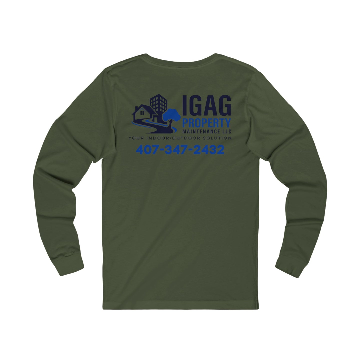 IGAG Property Maintenance Long Sleeve Tee (light weight)