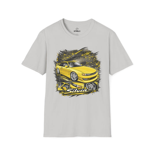 Yellow Silvia S15 T-Shirt ( Front Print)