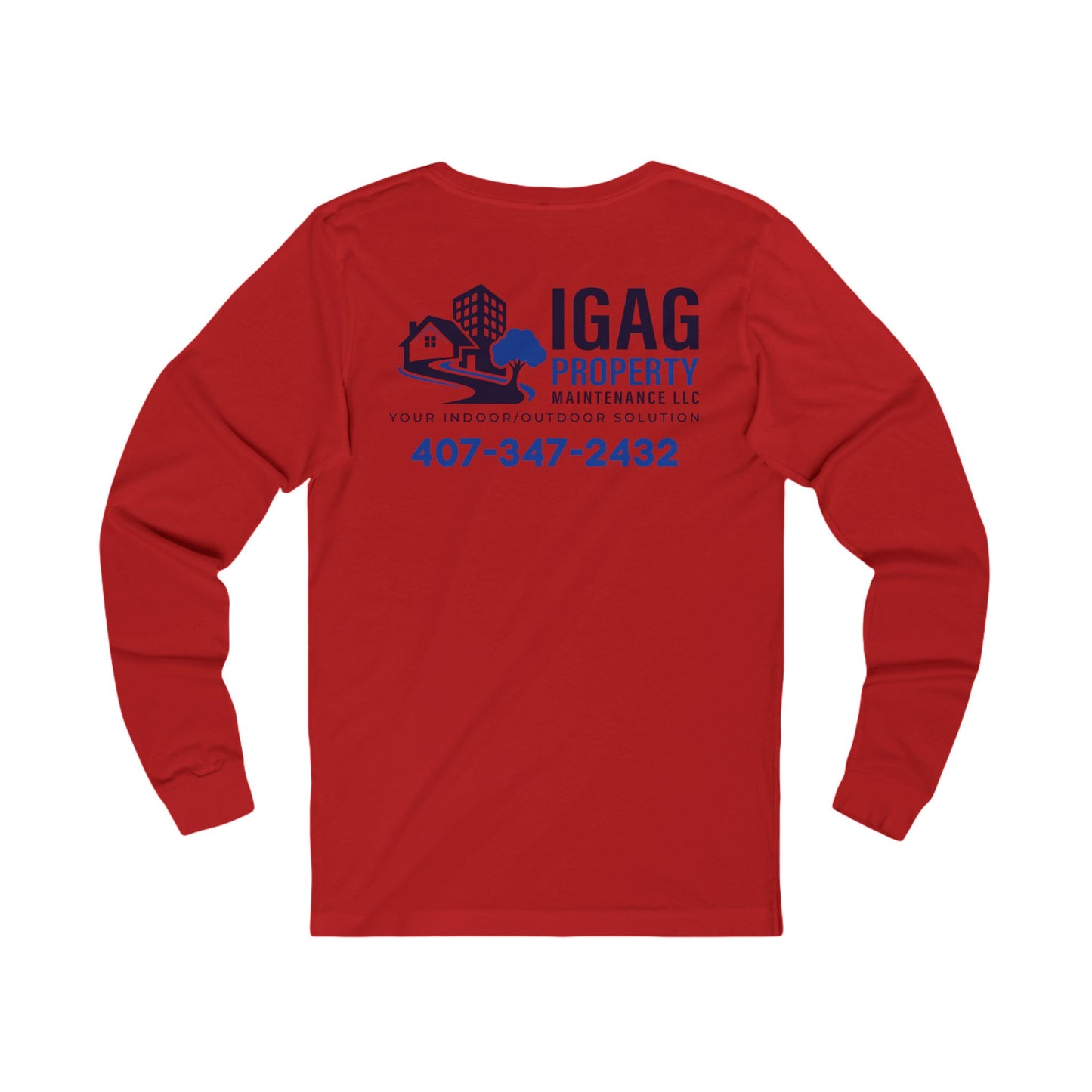 IGAG Property Maintenance Long Sleeve Tee (light weight)